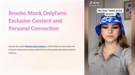 does brooke monk do only fans|Brooke Monk About Onlyfans